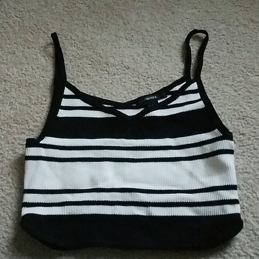 Forever 21 ribbed crop top